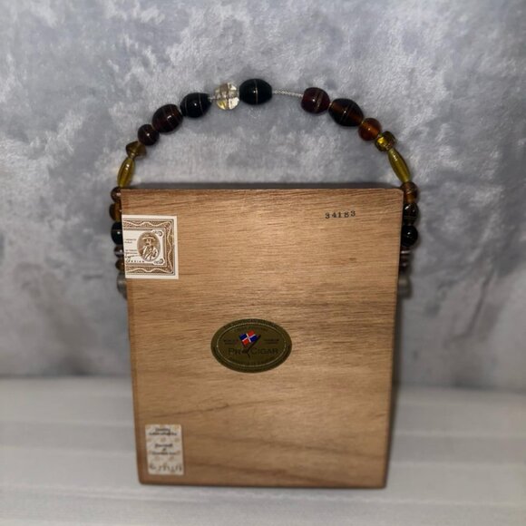 AVO UVEZIAN 7x7 limited edition‎ Wooden Cigar Box purse EUC - Picture 4 of 10